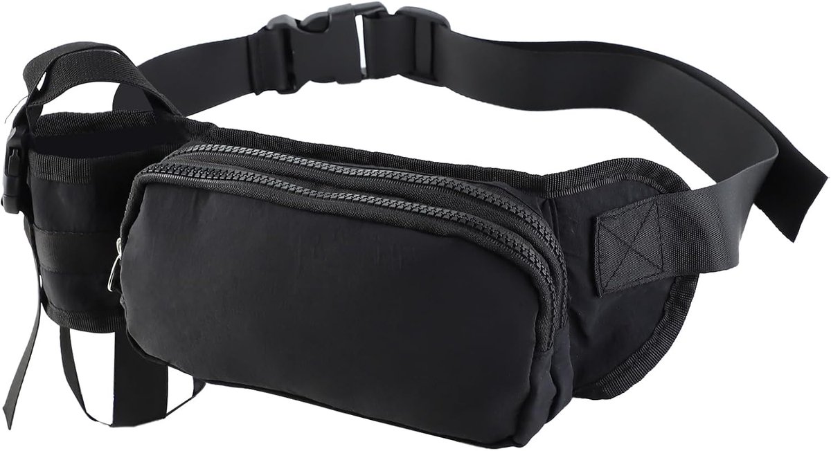 Hardloopriem met flessenhouder, sportheuptas, hardloopriem voor heren