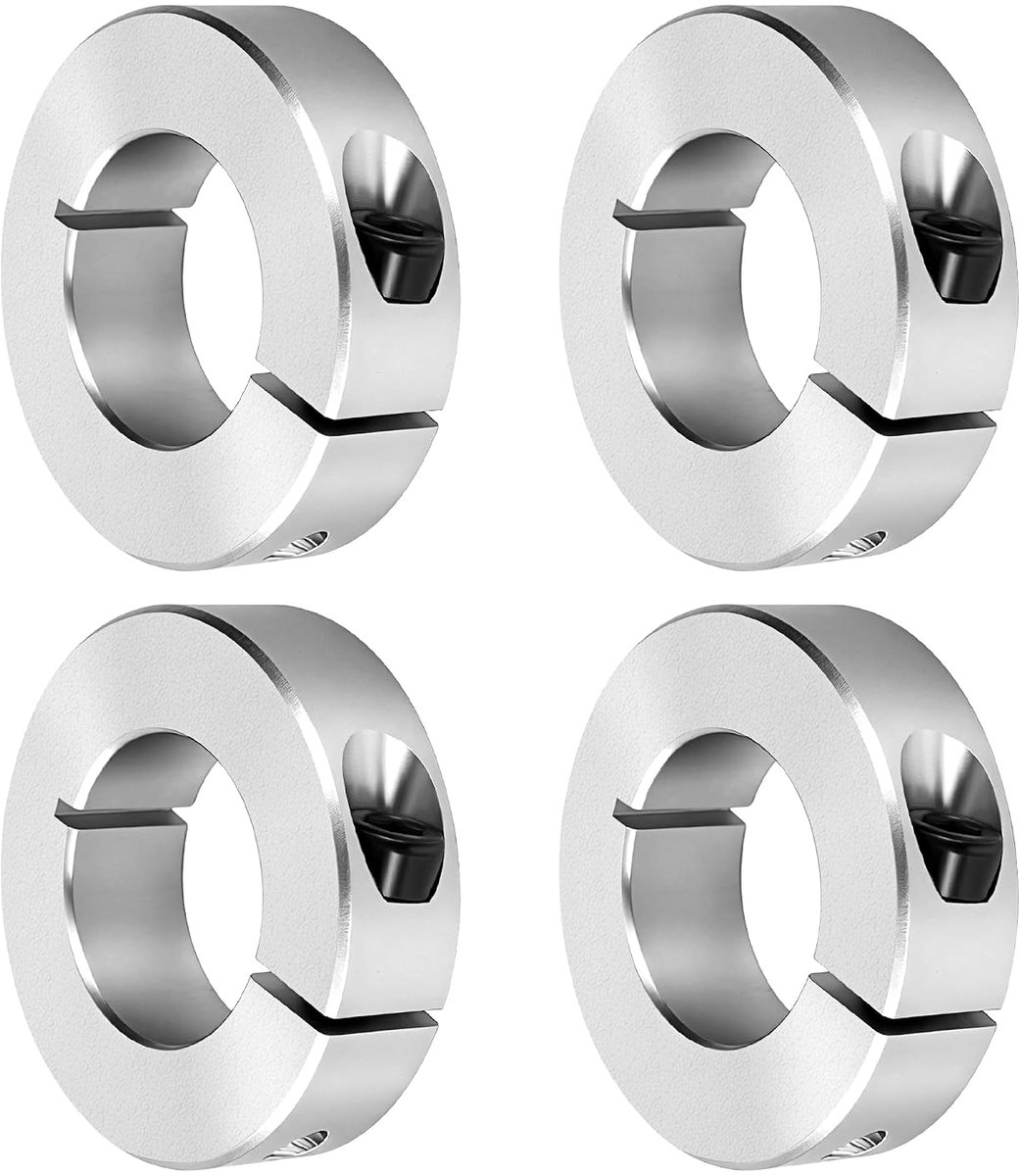 4 stuks instelringen, diepteaanslag van aluminium, legering