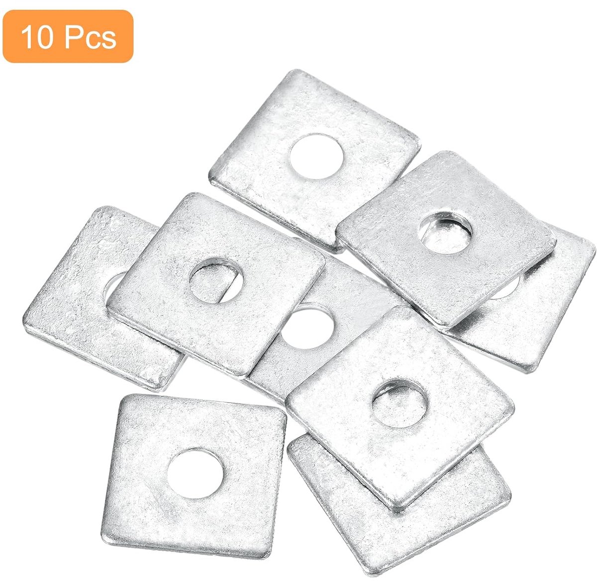 Vierkante lagerplaten, koolstofstaal, vierkante platen, sluitringen, platte schijf, afstandsschijf, afdichting voor hardware