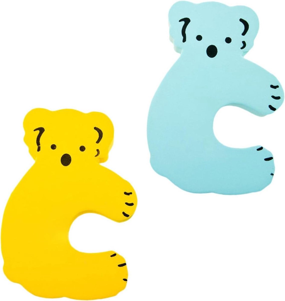 Deur Stopper - Vingerbeschermer Deur - Kinderveiligheid - Eva Schuim Materiaal - 13 x 8.5 cm - Diverse Kleuren