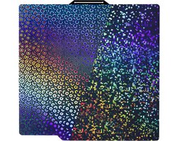 Smooth Rainbow Circles+Kaleidoscope PEK Drukplaat voor Bambulab X1/X1C/X1E/P1P/P1S/A1, PEK Spring Steel Drukbed Plaat 257x257mm voor Bambu Lab 3D-printer
