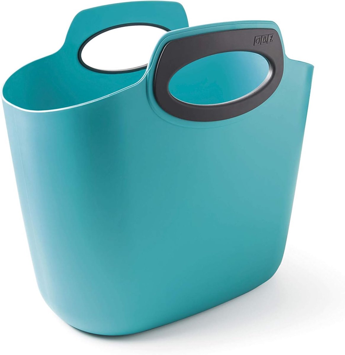 SnelShoppen - Multifunctionele Opbergdoos Plastic met Handvatten Lichtblauw voor Binnen en Buiten, Robuust en Modern Design, Ideaal voor Tuin, Keuken