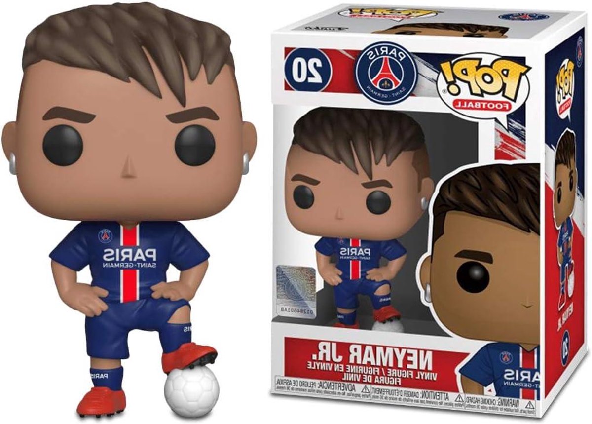 Voetbal Verzamelfiguur - Neymar Jr. Figuur - Verzamelen en Cadeau - Hoogwaardig Vinyl Materiaal - 95 cm - Meerkleurig