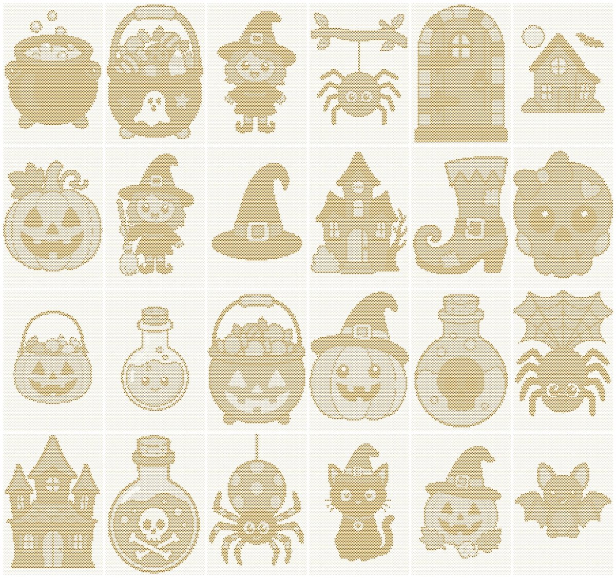 HappyDots DOT Painting Valuepack Halloween (24 stuks)