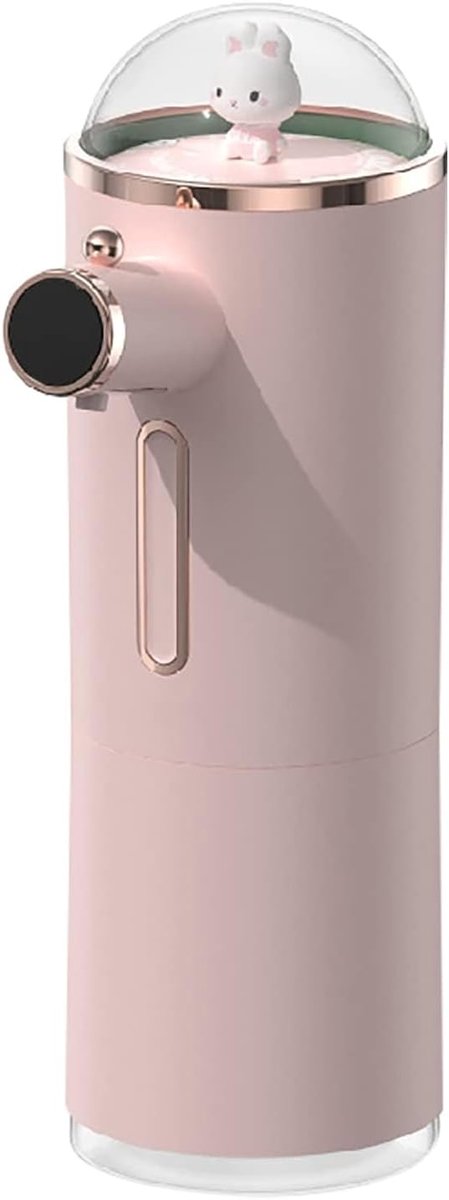 SnelShoppen - Automatische Zeepdispenser, Schattige Touchless Foam Zeepdispenser voor Keuken en Badkamer, Digitale Weergave, Groene Kleur, Decoratief