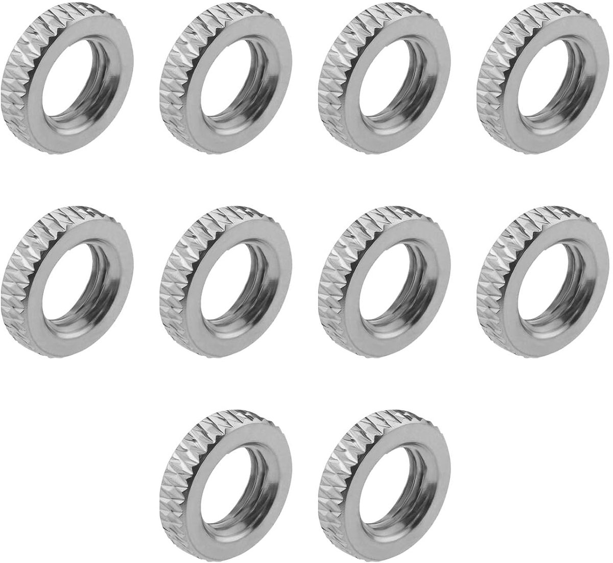 10Pcs Presta Valve Core Lock Ring Moer Presta Valve Cilinder Lock