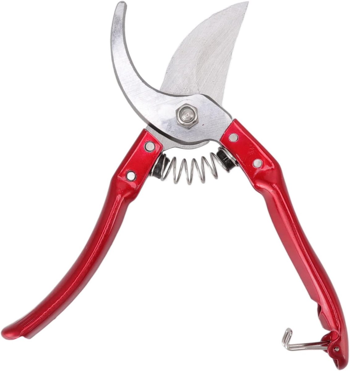 Multifunctionele Roestvrijstalen Geitenklauwschaar met Ergonomisch Handvat, Veer en Accessoires Antislip Voetrotschaar Nagelknipper voor Schapen, Alpaca, Varken, Koe(Rood)