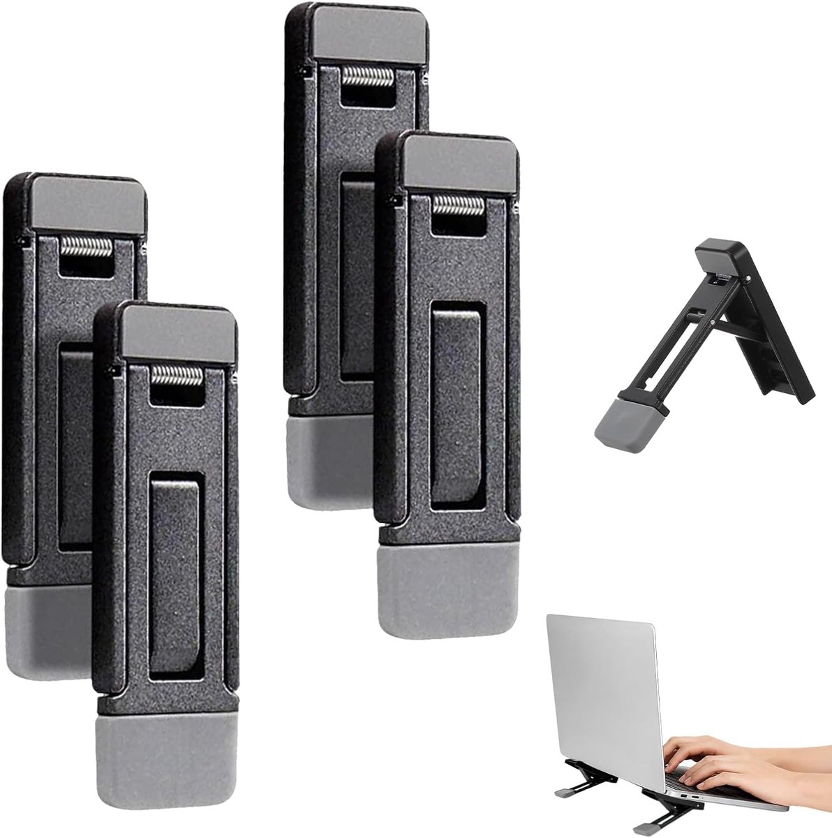 4 stuks keyboardstandaard laptopstandaard verstelbaar