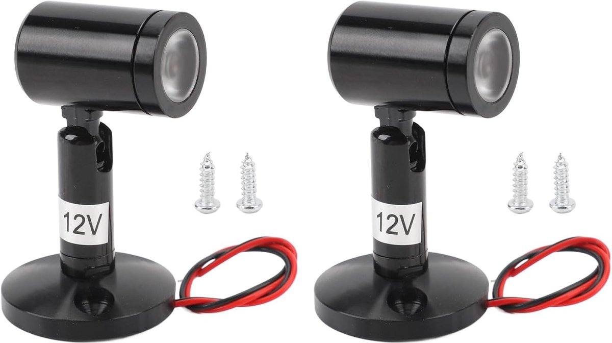 Mini Led Spotlights, Draaibare Design, Warm Licht (2 stuks)