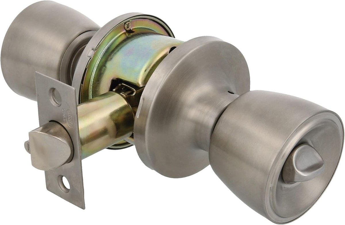 Deurklink set - 60/70mm - Roestvrij staal - Anti-inbraak systeem - Voor houten deuren - ShopVlot