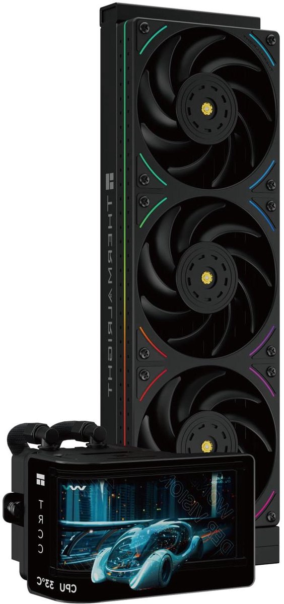 CPU Vloeistofkoeler - Waterkoeler PC - Computerkoeling - 6.67 Inch 3D Curved Scherm - 403 x 120 x 52 mm