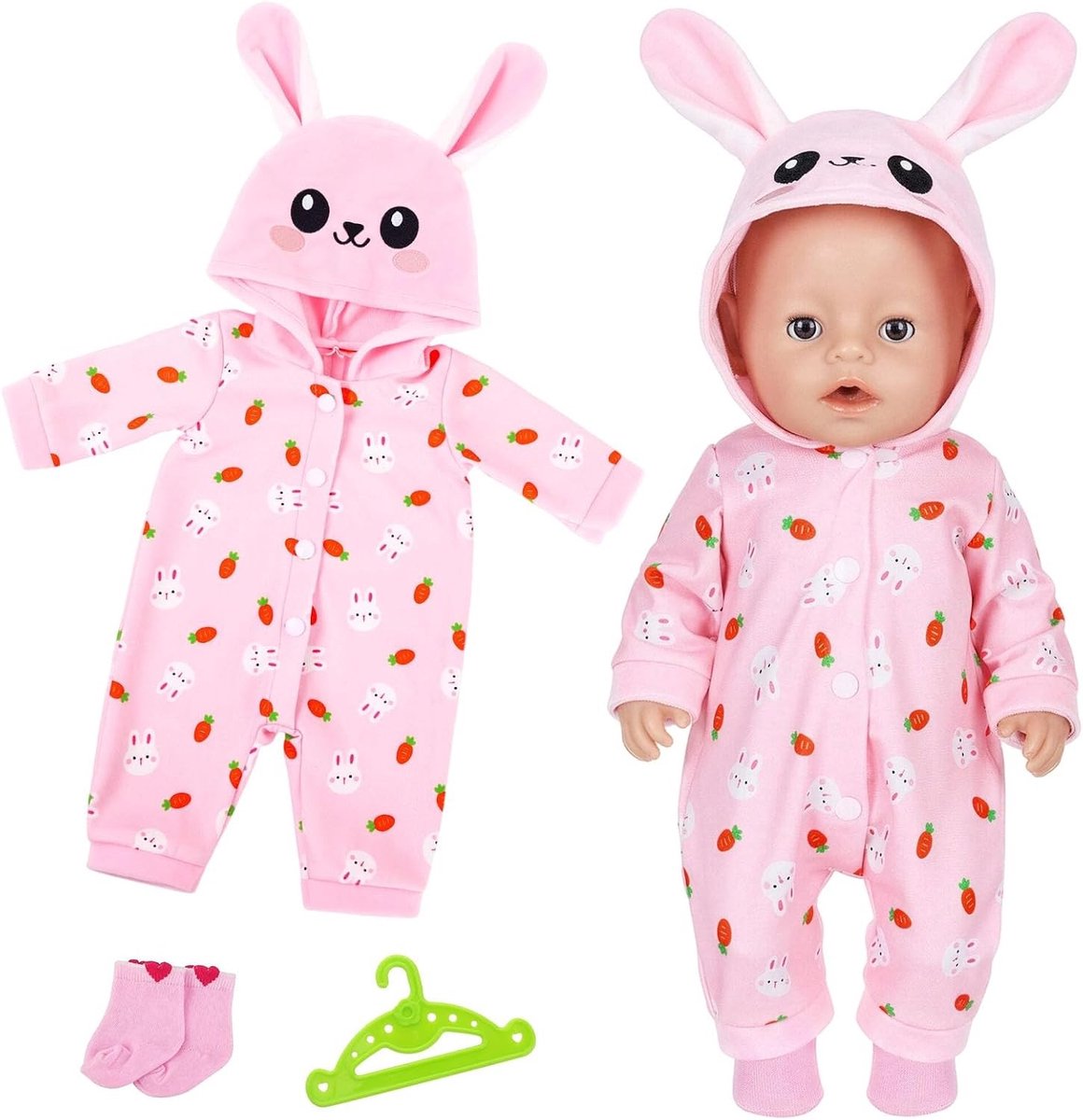 Kleding voor babypoppen van 14-18 inch - Schattige outfits, accessoires en mode voor poppen