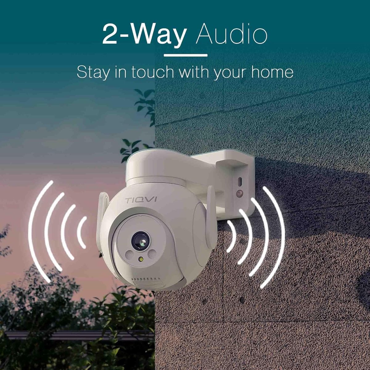 SnelShoppen - Outdoor Camera Smart PTZ WiFi 1080P, Dual Band, Nachtzicht, Beweging Detectie, Twee-Weg Audio voor Thuisbewaking, Kinderen, Huisdieren