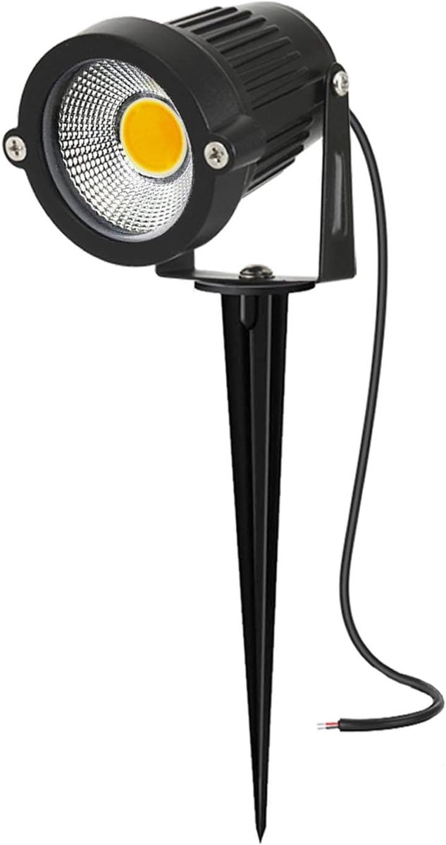Tuinschijnwerper 5W 350LM - Waterdicht IP66 - Warm Wit - Ideaal voor Tuinpad en Patio - SnelShoppen