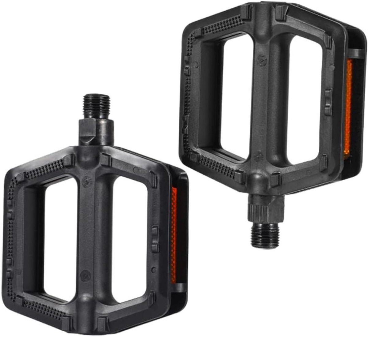 Fietspedalen - Fietsaccessoires Pedalen - Veilig Fietsen - Antislip Ontwerp - 11.8x9x1.4CM - Zwart