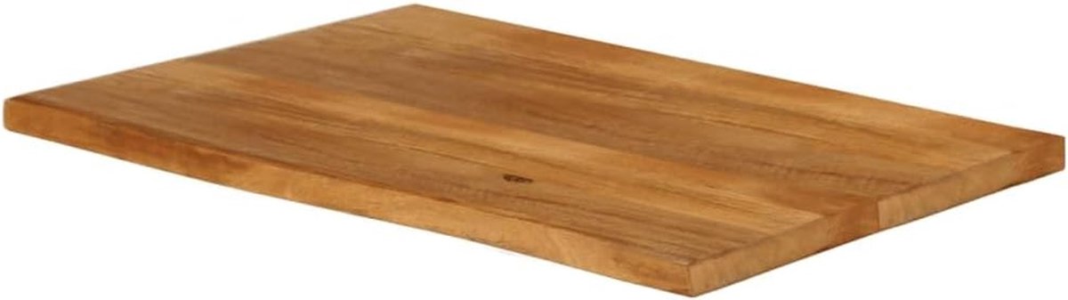 Tafelblad Mangohout - Houten Blad - Tafel Opknappen - Unieke Boomrand - 120 x 60 cm - Eikenlook