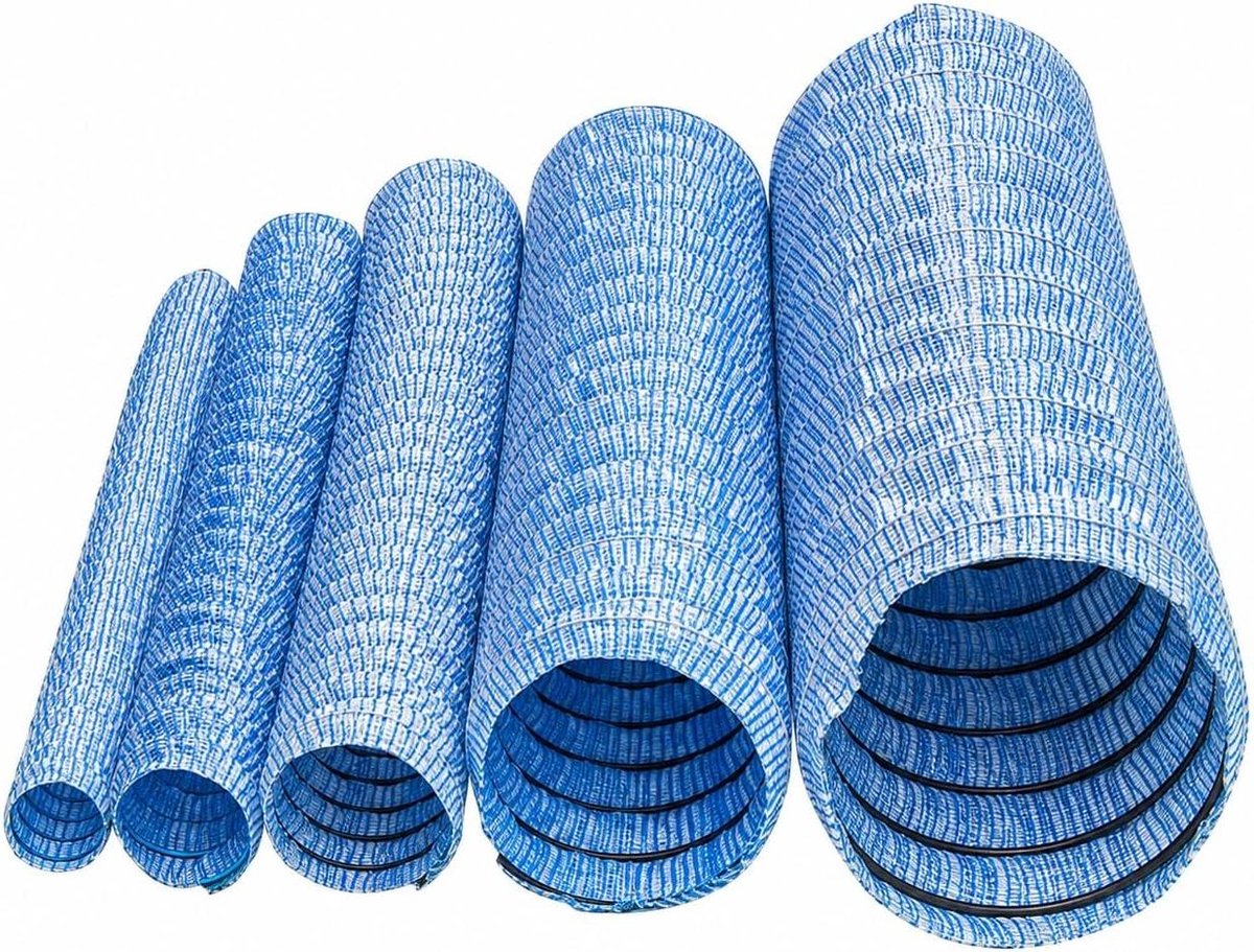 Afvoerpijp Drainage - Gegolfde Slang - Wateroverlast Voorkomen - Flexibel en Doorlatend - 80 mm - Zwart