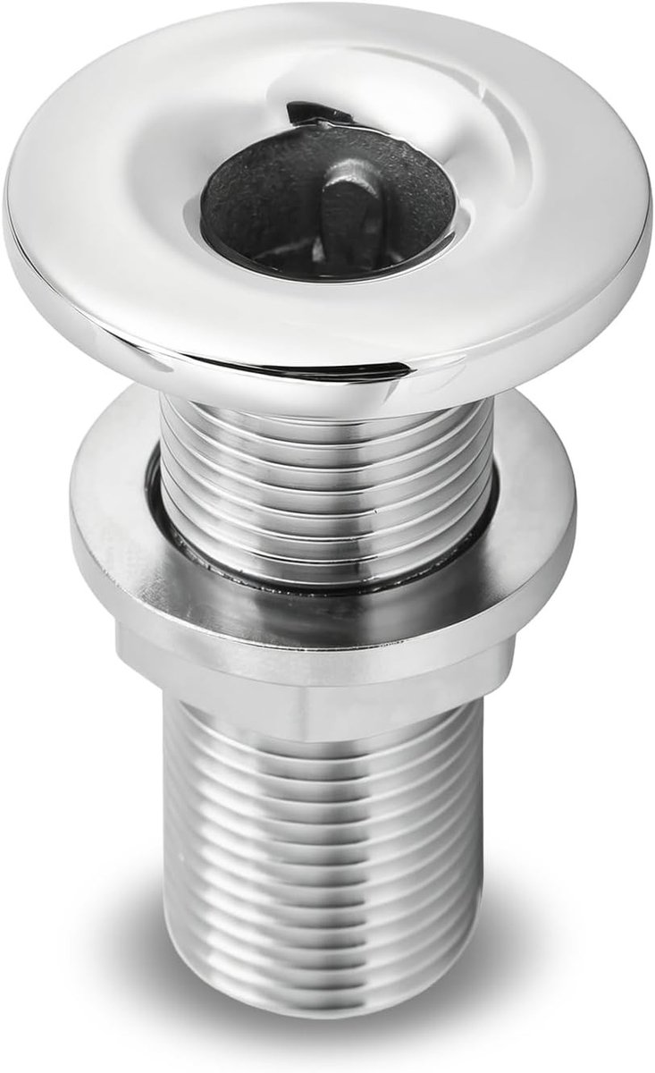 Marine Straight Thru Ship Hull Coupling 1/2 Inch 63mm RVS Waterafvoer en Uitlaatklep voor Boot en Jacht