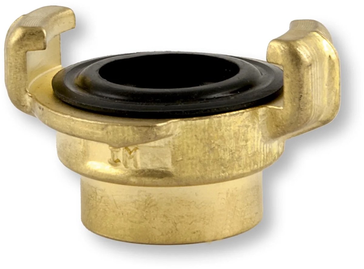 Messing snelkoppeling 1 inch met binnendraad