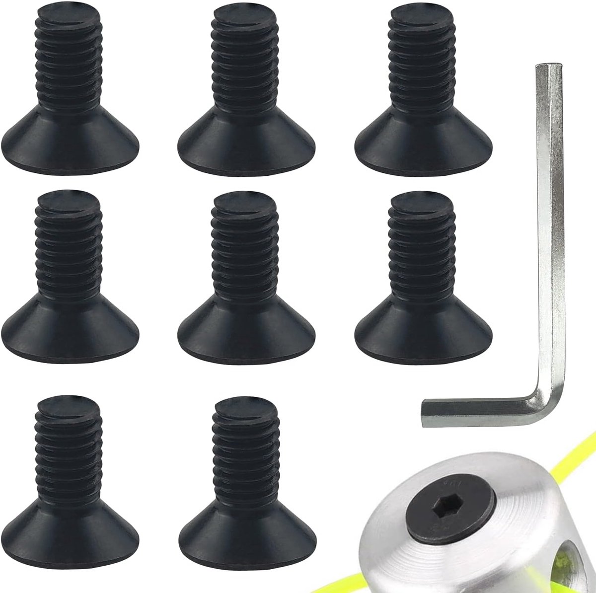Trimmerkop Nylon Maai Snijkop Schroeven Gras Trimmer Kop Borstel