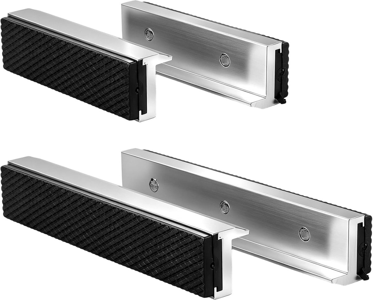 4-delige bankschroef beschermbekken set (100 mm en 150 mm), aluminium