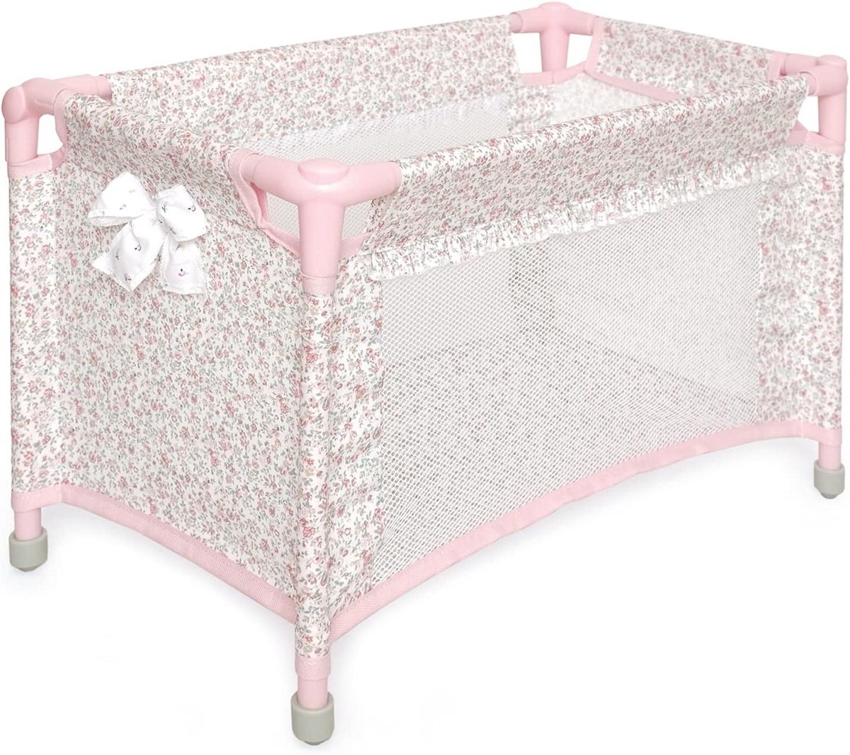 Poppen Reisbed - Poppen Accessoire - Poppen Verzorgen - Inclusief Draagtas - 53 x 32 x 32 cm - Paars