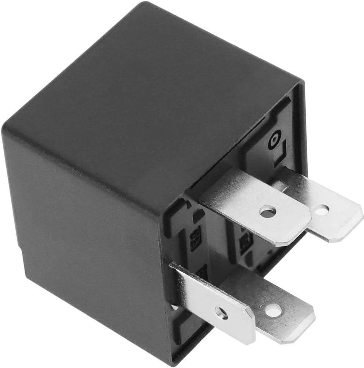 Autorelais 4 Pin - Relais Vervanging - Ventilator Sturing - Hoge Temperatuur Bestendig - 12V - Zwart
