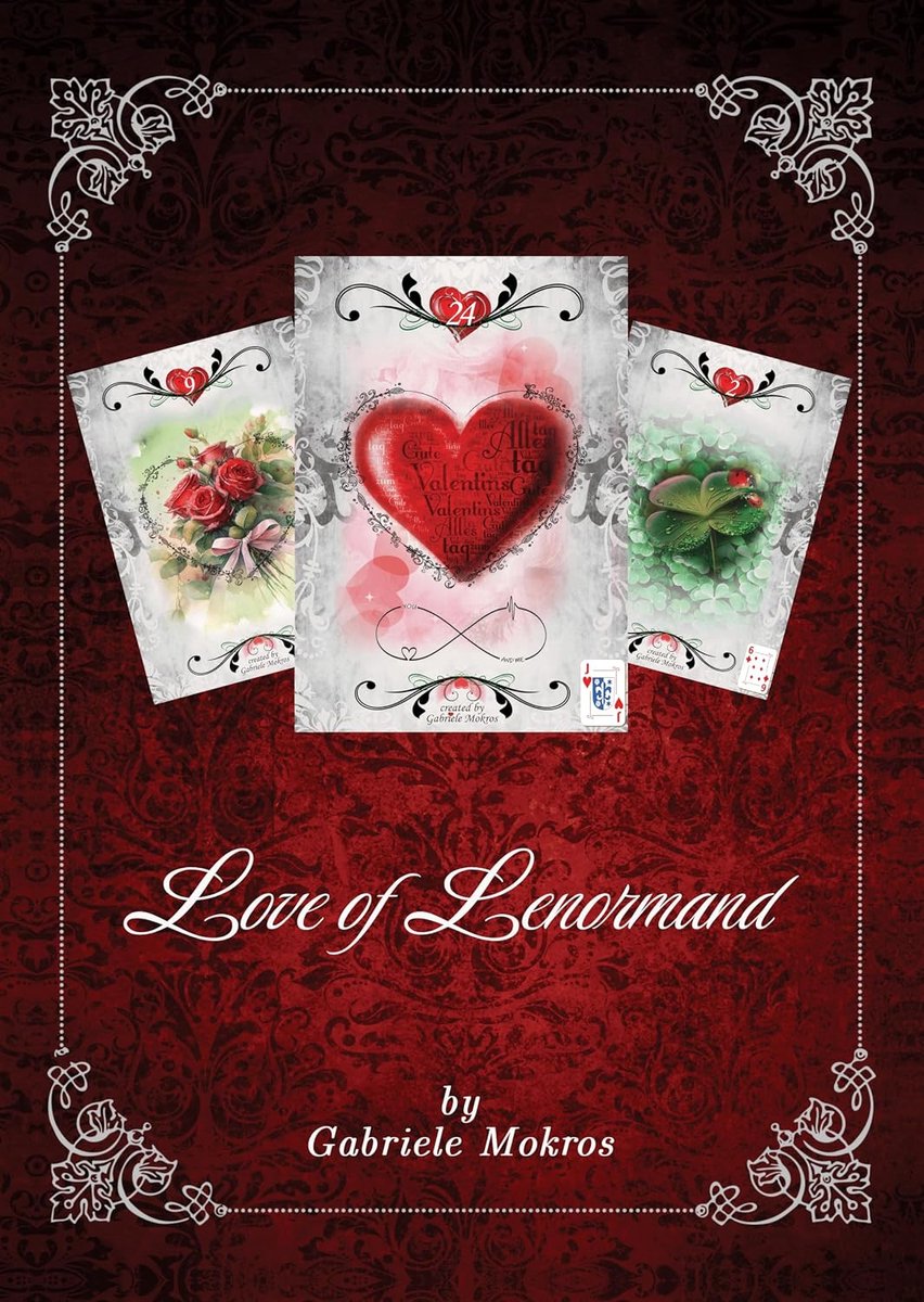 Love of Lenormand - Lenormand orakelkaarten - kaartendeck in decoratieve doos met 36 kaarten met rode folieopdruk