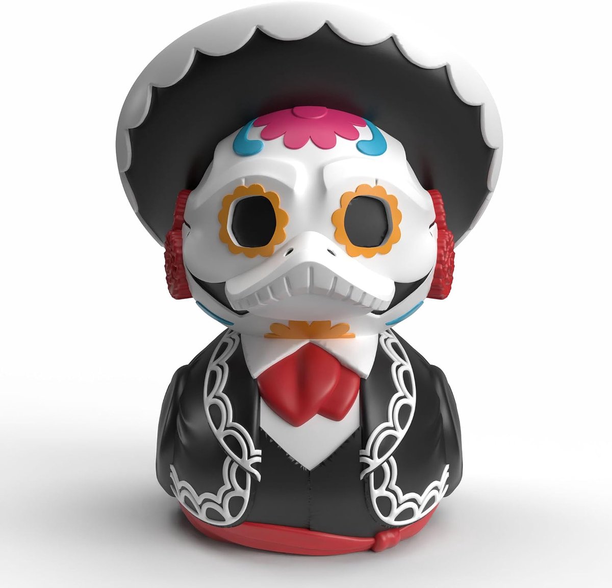 Mini: Reis - Mexico Dag van de Doden Cosplayende Rubberen Eend Vinylfiguur