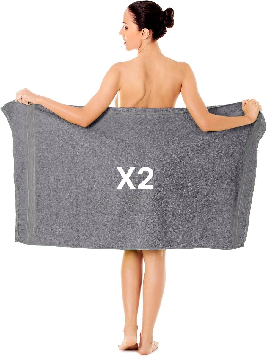 Badhanddoeken 70 × 140 cm – 100 Katoen, zacht, Zeer absorberend