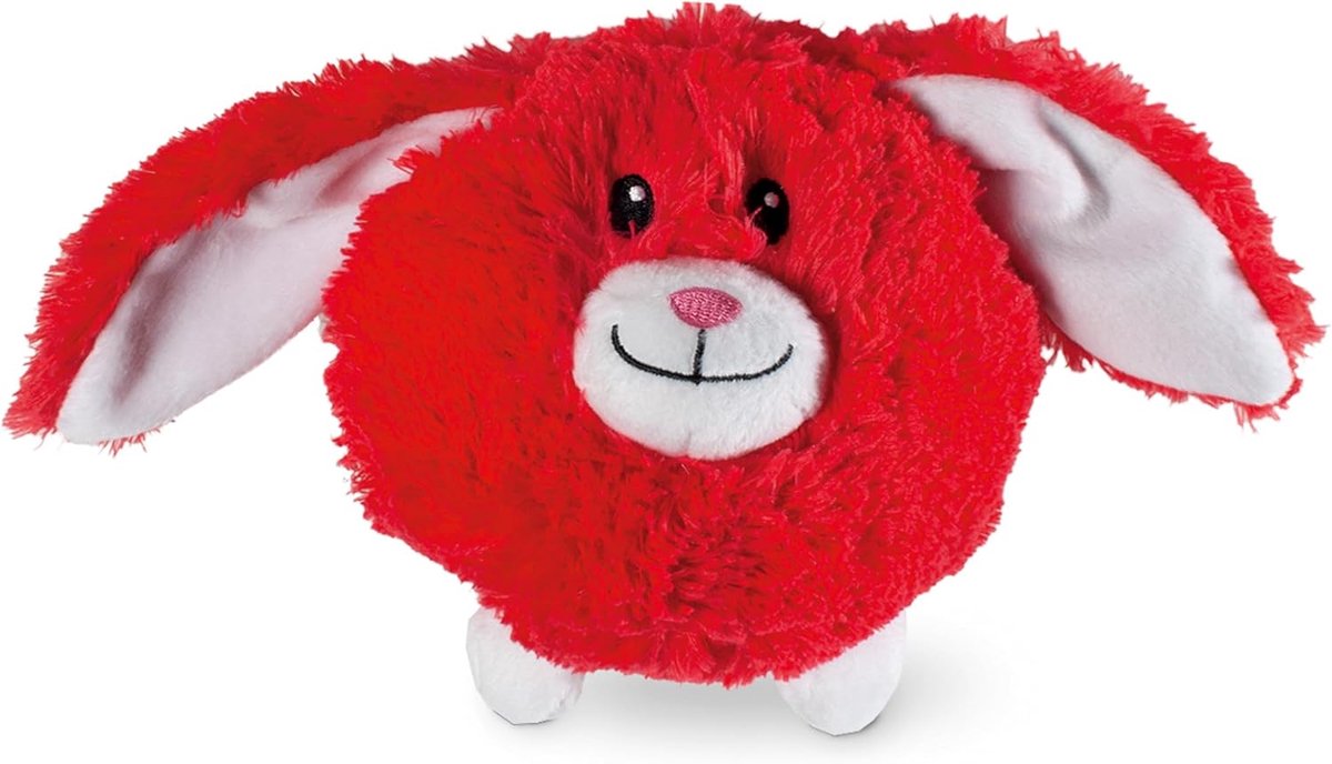 Moppelchen Haas Flappy, hondenspeelgoed, pluche, roze, 15 x 12 x 14 cm
