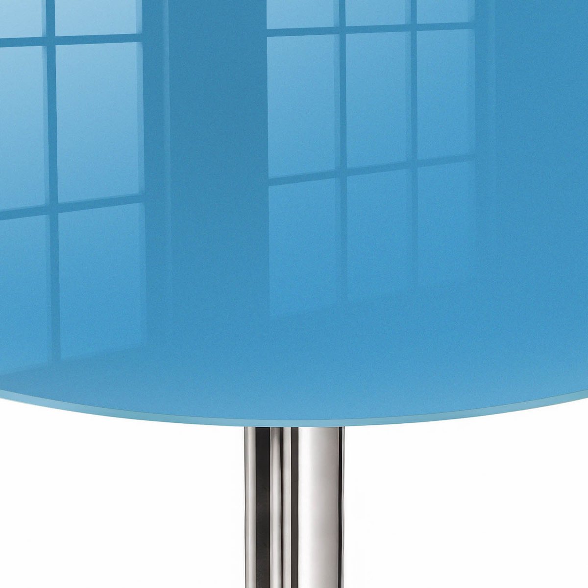 ArtPrintCave Blauw water Glazen Tafelblad fi70 cm - Tafelblad Rond - Blauw Keukentafel - Achtergronden en patronen Glasplaat