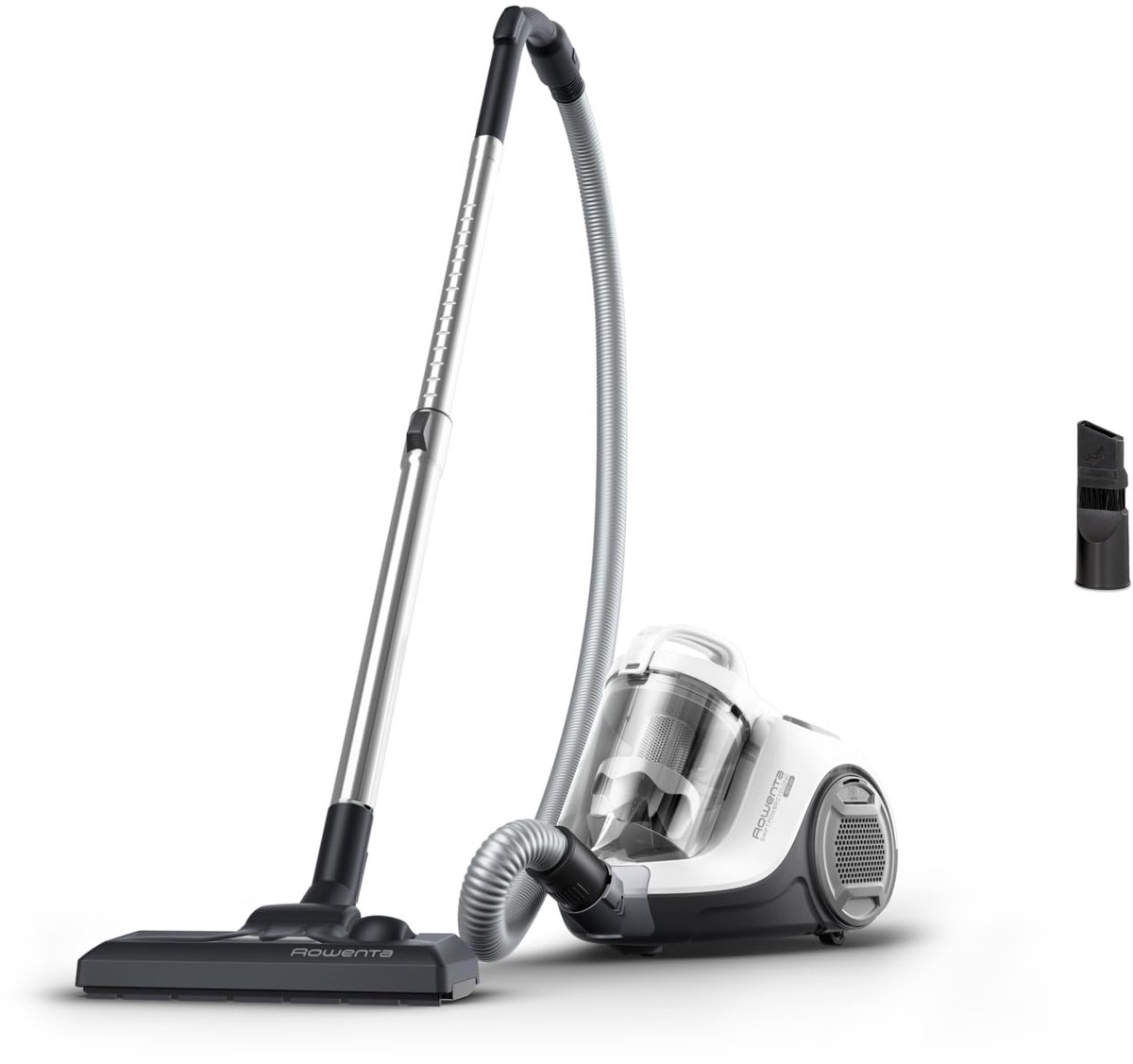 Rowenta Stofzuiger Zonder Zak - Swift Power Cyclonic RO2917 - 900W Krachtige Motor - Compact Design - Hoog Filtratiesysteem - Grote Actieradius - Cycloon Stofzuiger met Accessoireset voor Harde Vloeren en Tapijt