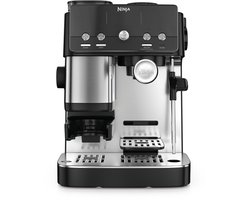 Ninja Luxe Café Mini 2-in-1 espresso- en filterkoffiemachine met ingebouwde bonenmaler en handmatige melkschuimer - ES301EU