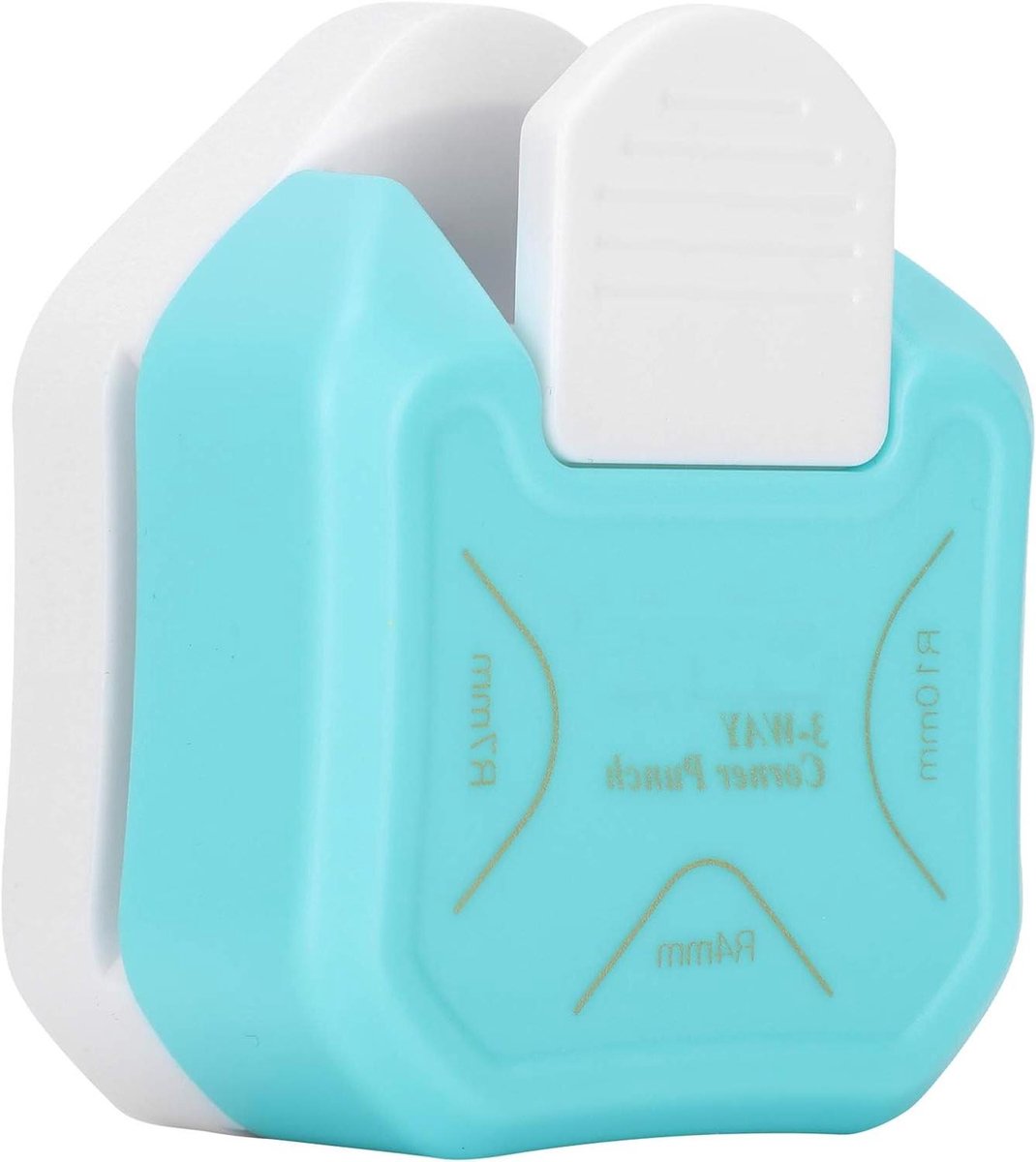 Hoekronder Punch - Papier Afronder - Papier Bewerken - 3-in-1 Snijmaten - R4/R7/R10mm - Zwart