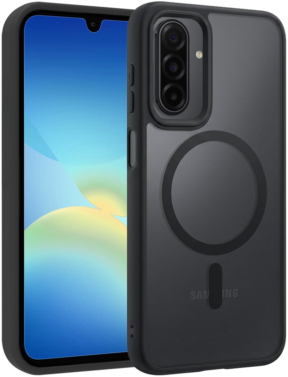 Hoesje - Geschikt voor Samsung Galaxy A26 - Magsafe Compatible - Sterk & Shockproof - Back Cover - Telefoon Hoes Shockproof - Shock Proof Case - Telefoonhoes - Zwart