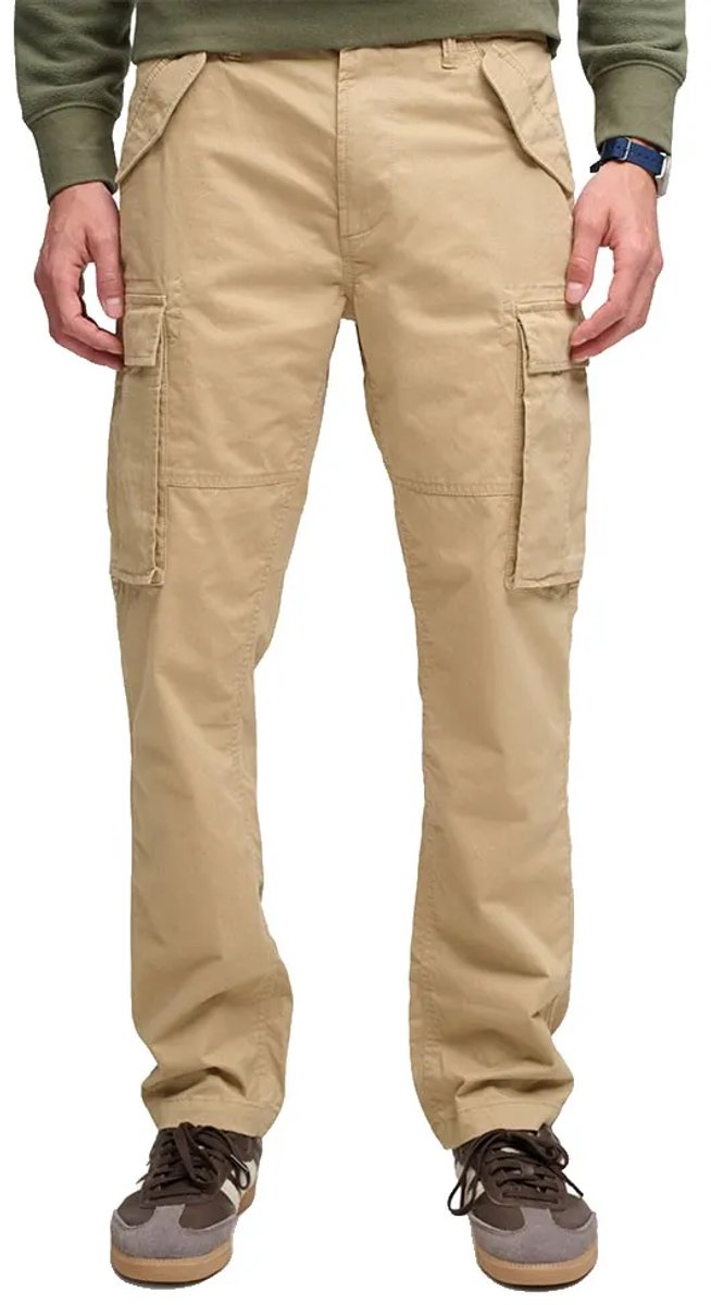 Superdry Slim Taper Cargobroek 36 32 Man Beige