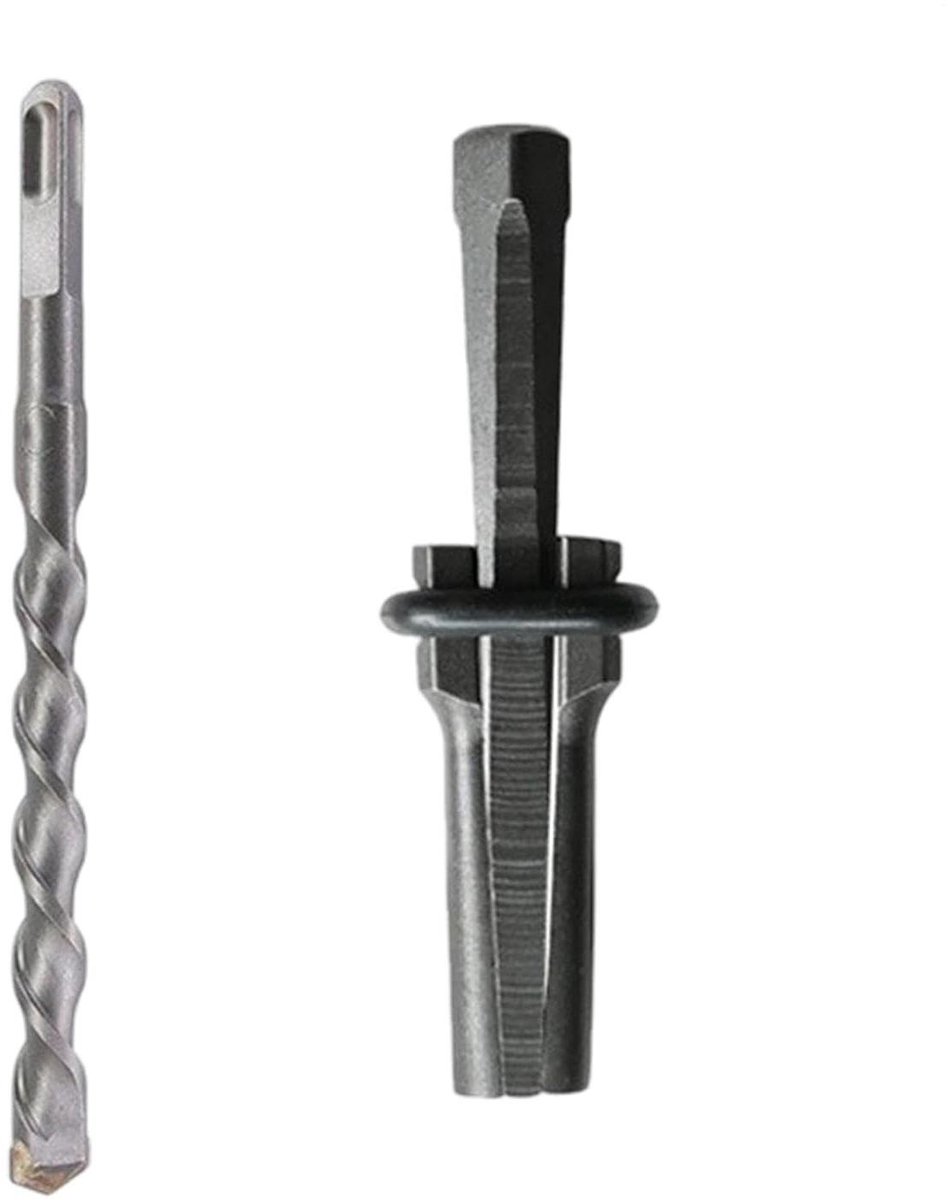 Steen Splijter - Rotshamer Wig - Hard Materiaal Splitsen - Warmtebehandeld Staal - 20 cm - Metaal