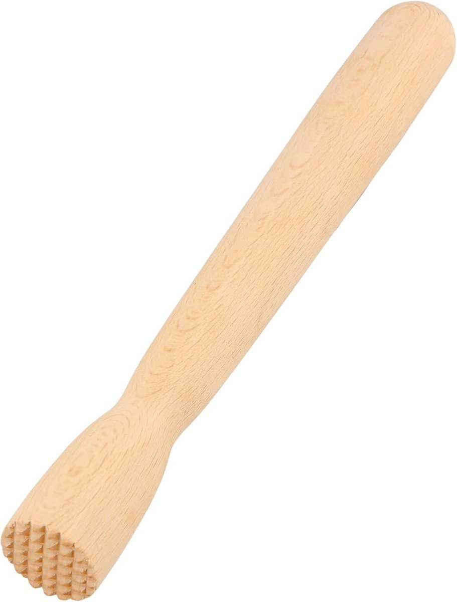 fermentatiestamper, houten stamper voor cocktails, zuurkoolpers, houten stamper voor levensmiddelen, kruidenpers voor munt en andere vruchtendranken