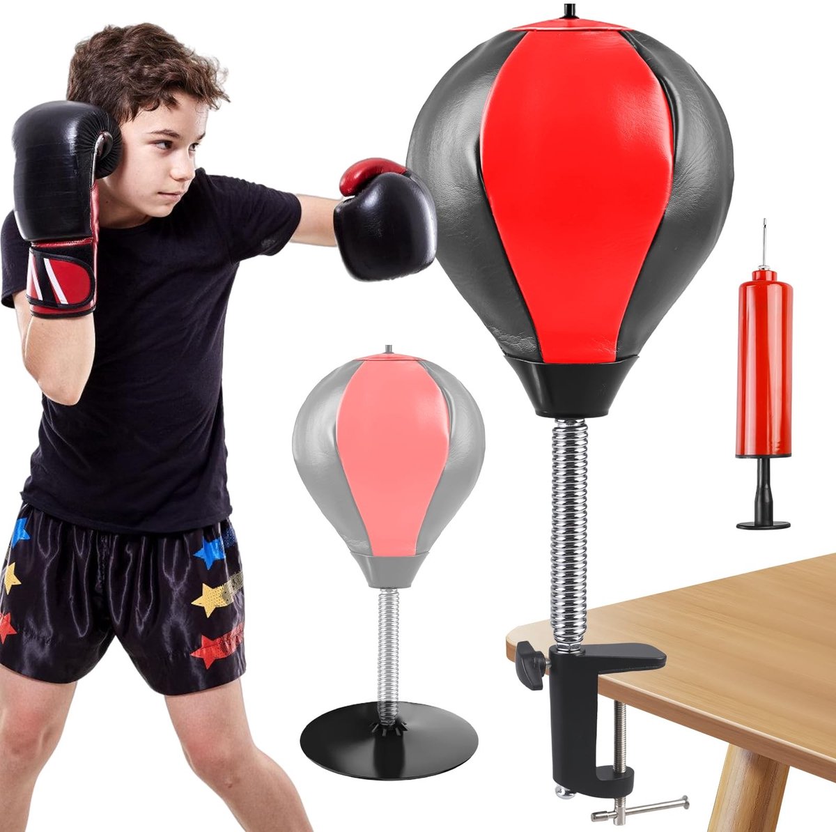 Omgoods - Tafel Punchingbal met Supersterke Zuignap