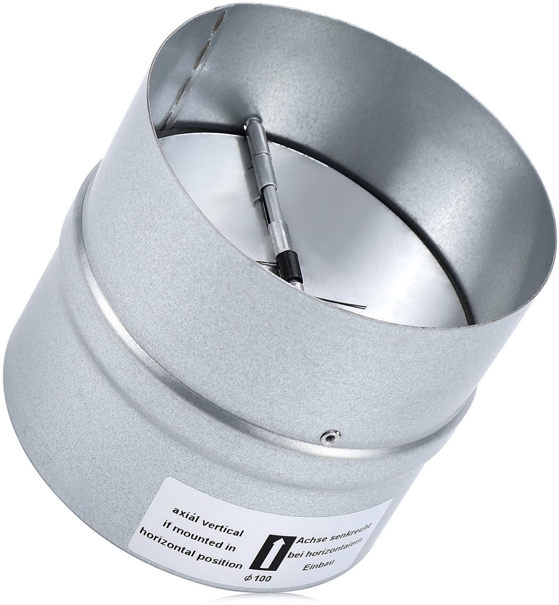 Omgoods - Slide-in Ventiel DN 100 mm voor Afzuigkap - Ventilatie en Uitlaatventiel
