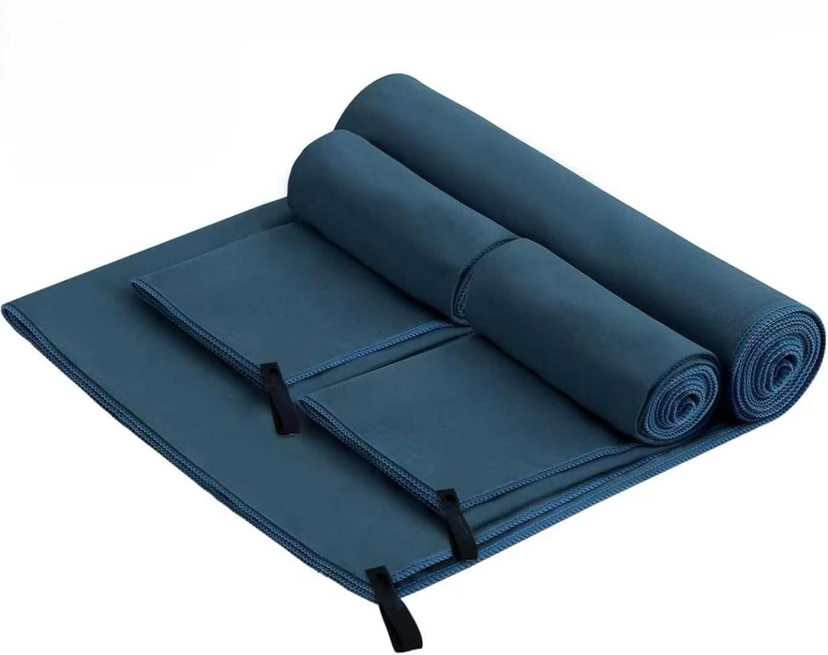 Omgoods - Set van 3 Sneldrogende Microvezel Handdoeken