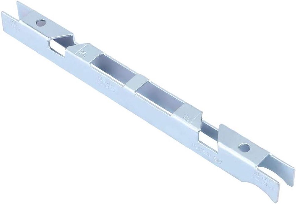 Geleiderail Dieptemeter - Kettingzaag Gereedschap - Kettingzagen Onderhoud - Koolstofstaal Constructie - 17 x 2 x 2 cm - Zilver