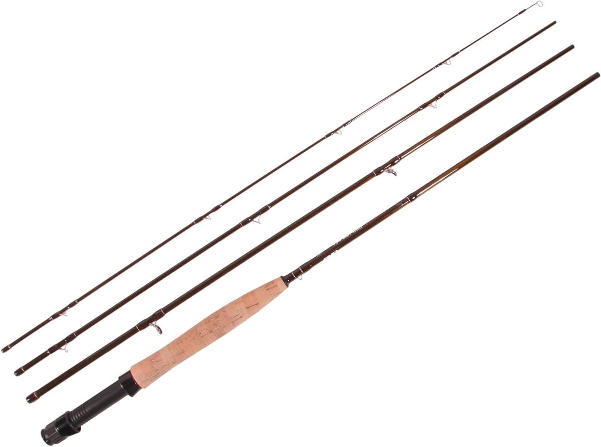 Vliegvishengel - Vlieghengel Vishengel - Vissen Werpen Vangen - Snelle Actie Carbon - 260 cm - Multi