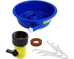 Gouden Concentrator Bowl - Goudpanner Set - Goud Concentreren - Fijn Goud Terugwinnen - 5 Gallons - Blauw