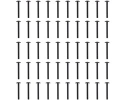 50 stuks pc-behuizingen ventilator schachtpin geluidsreducerende trillingen schroeven fan klinknagels voor PC behuizing ventilator CPU-ventilator