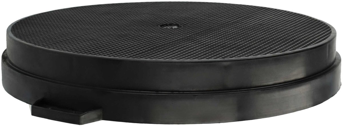 vhbw 4x actieve koolstoffilters compatibel met AEG X58263MV1, 8060D-M, 8090D-M afzuigkappen - 21 cm