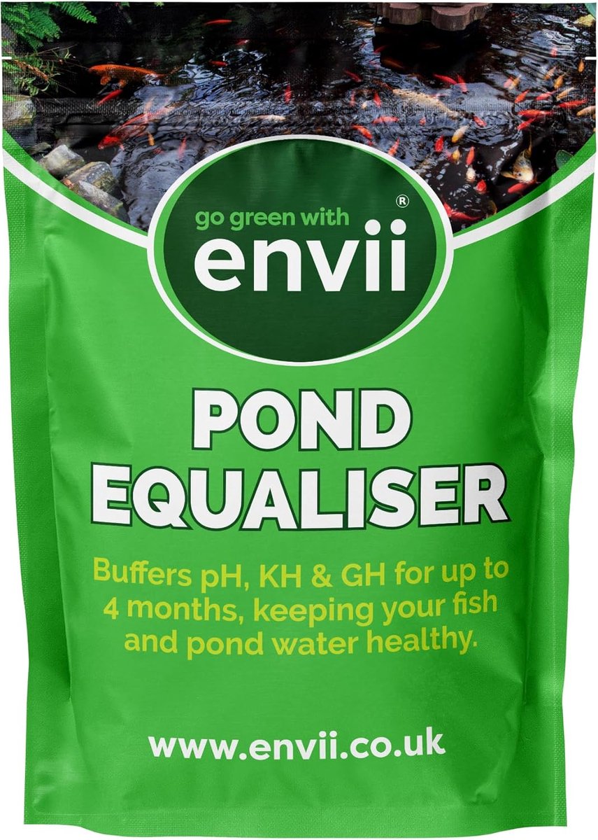 SnelShoppen - Envii Pound Equaliser - pH buffer voor vijver - Balans pH, KH en GH niveaus - 250 g - Ideaal voor lente vijverbehandeling - Calcium toev