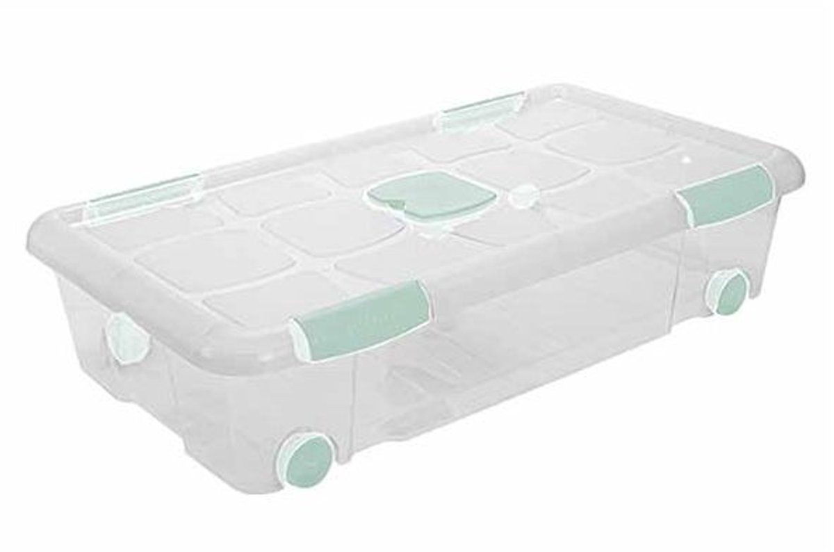 Opbergbox Nº11 30l Met Sluitingen En Wielen