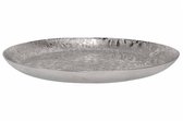 Schaal Cross Zilver D35xh3cm Aluminium